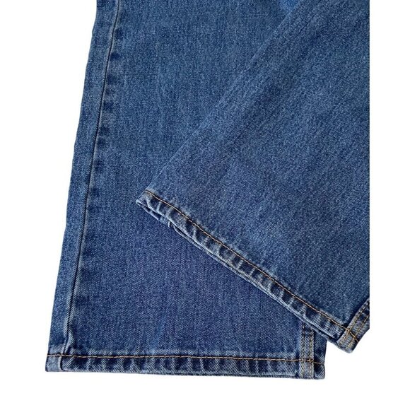 Levis 505 Mens Straight Leg Jeans W42 L30 Medium Wash Denim‎ - Picture 4 of 4